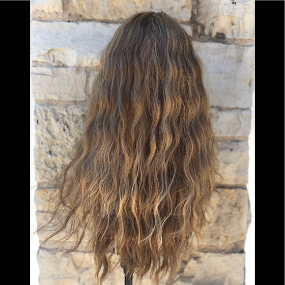 Blonde Mix Loose waves Soft Lacefront Wigs main image 4